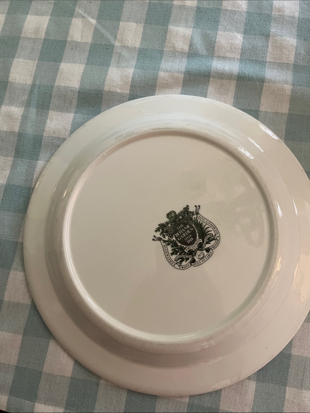 Portmeirion Blue Passion Flower 10.5” Plate - Excellent - Picture 4 of 4